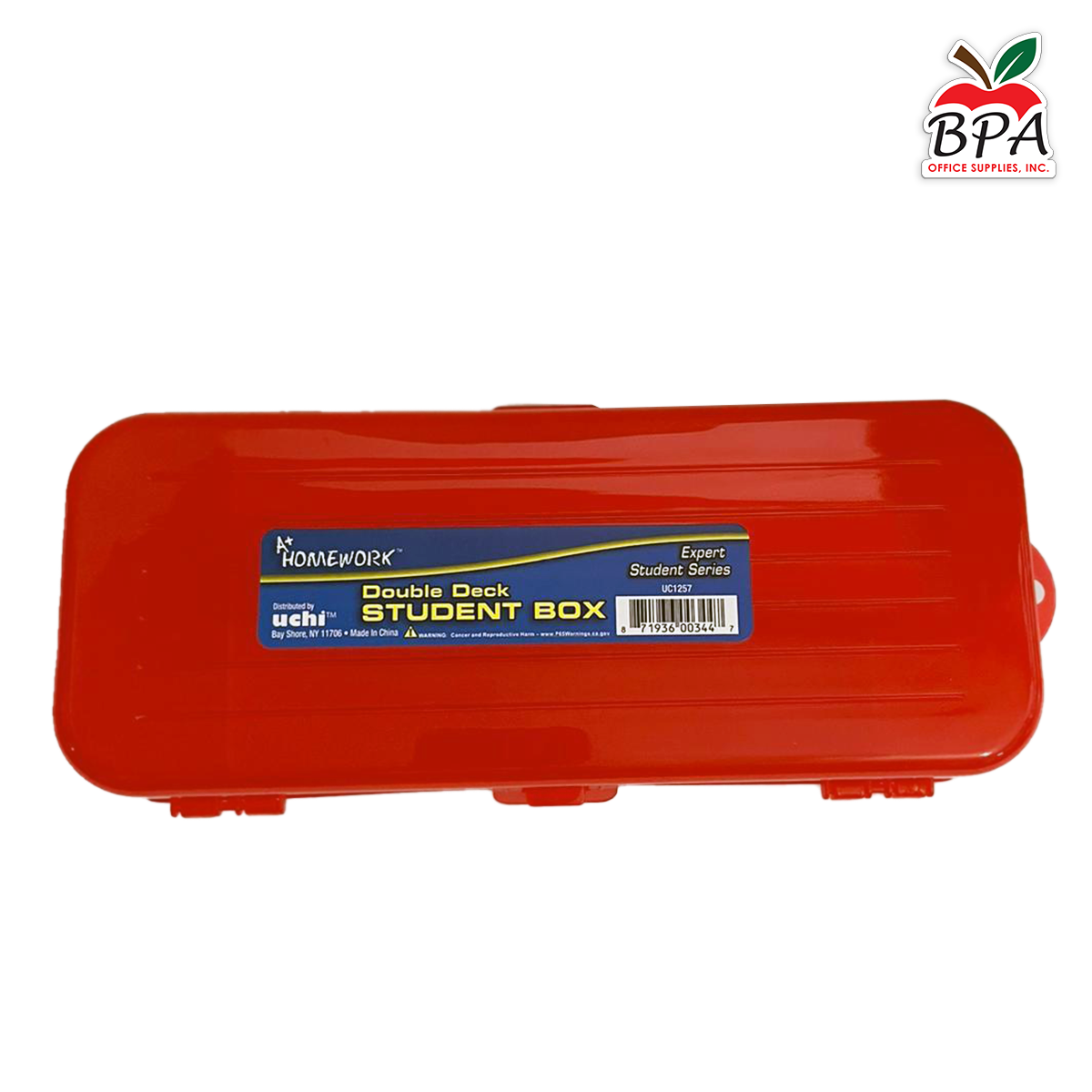 A Plus Homework • Cartuchera plástica "double deck"